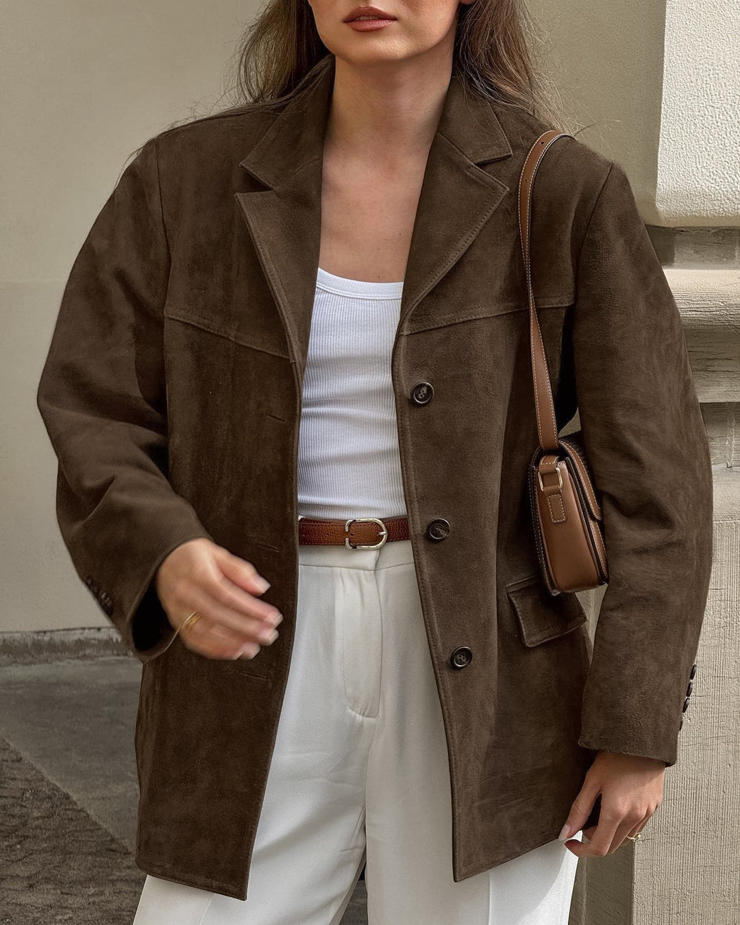 Isabella | Chic And Modern Suede Blazer