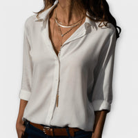 Luna | Classic and Versatile Relaxed Button-Up Blouse