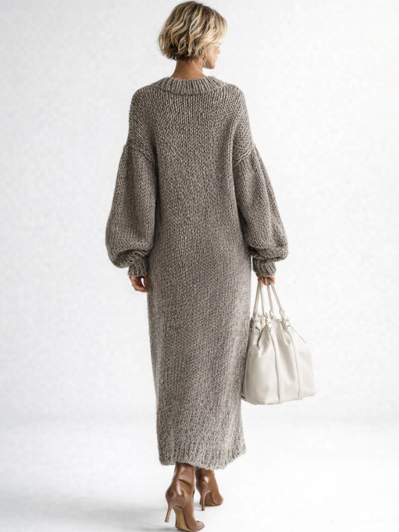 Chunky Knit Maxi Sweater Dress