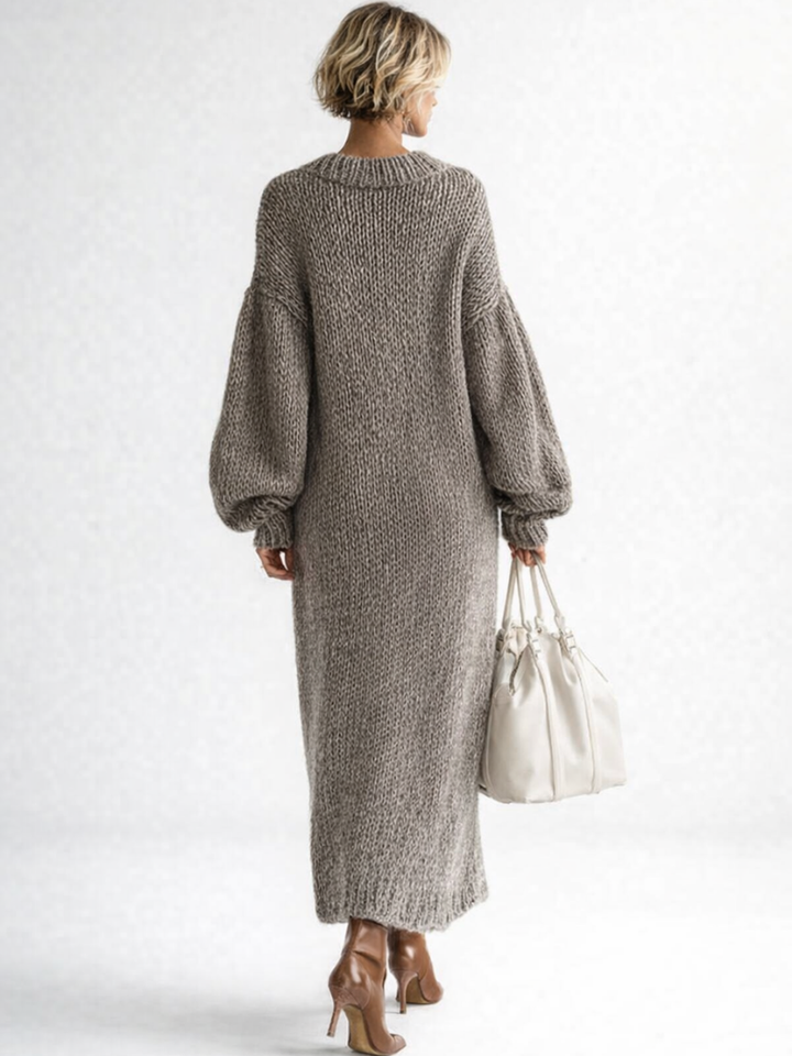 Chunky Knit Maxi Sweater Dress