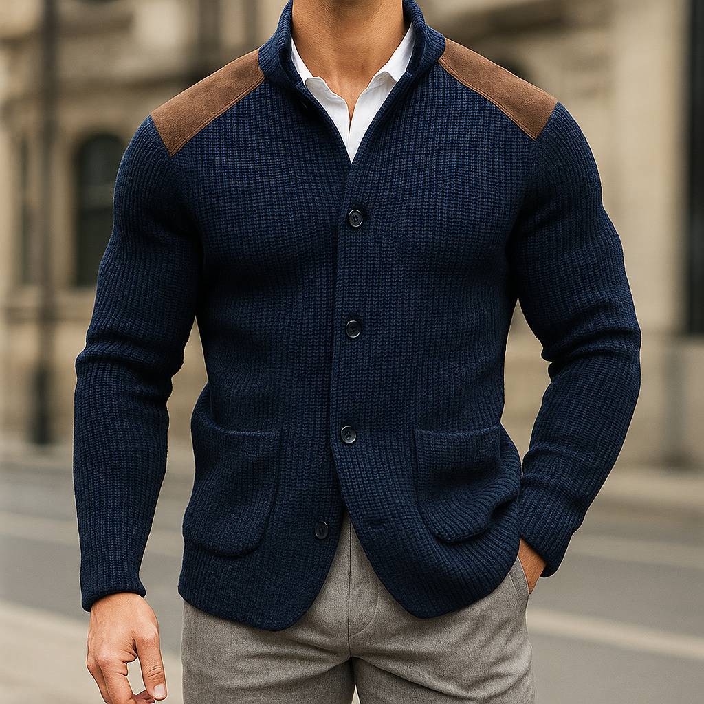 Julian | Textured Knit Blazer with Refined Everyday Appeal
