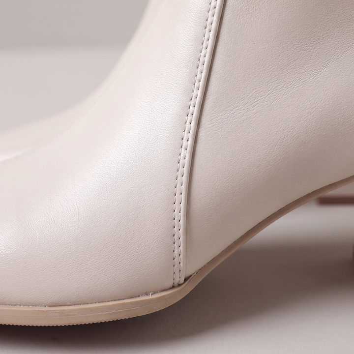 Rosalie | Leather Boots – Elegant Ankle Style for Women