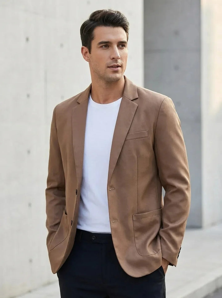 Julian | Refined Two-Button Tailored Menswear Blazer