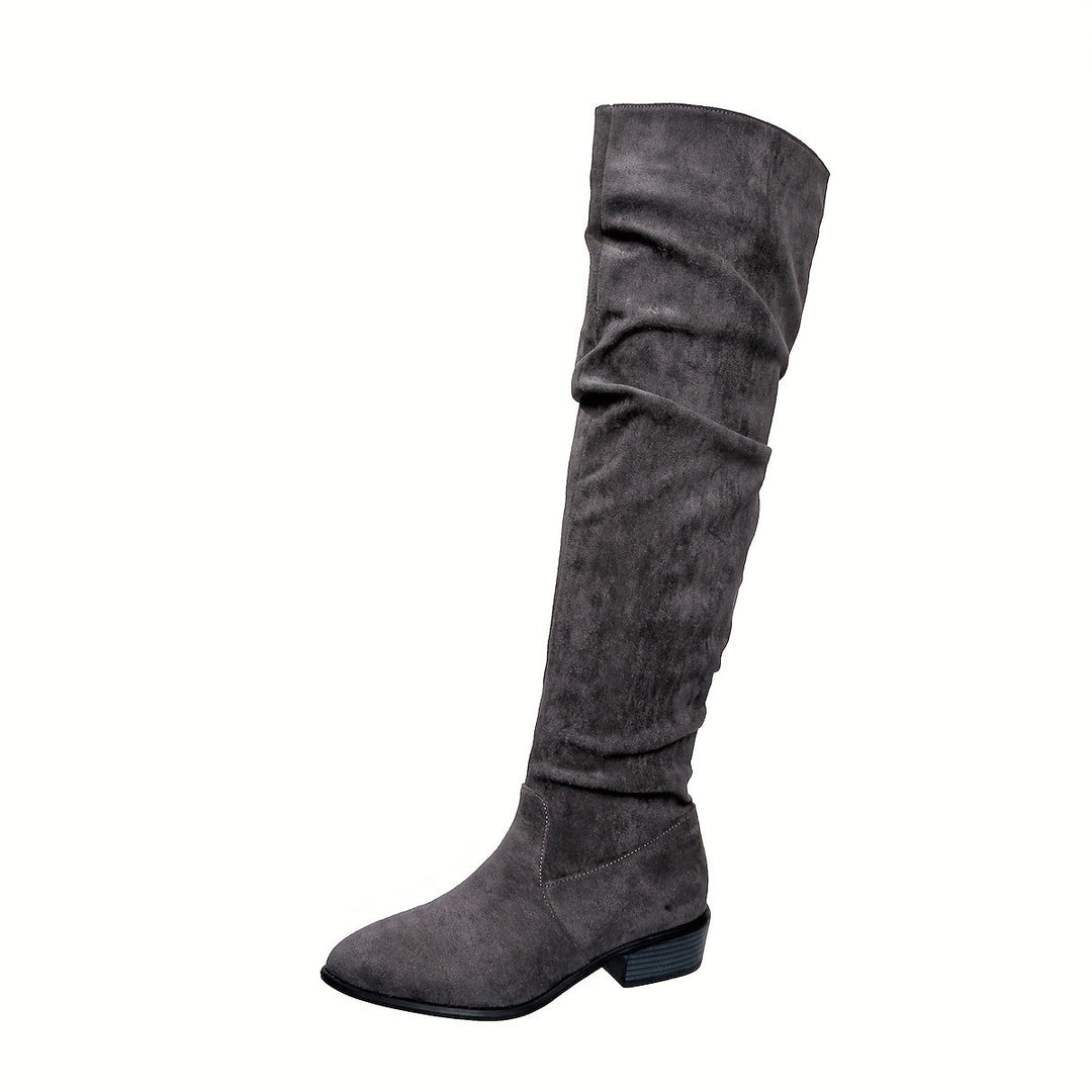 Natalia | Chic Slouchy Over The Knee High Boots