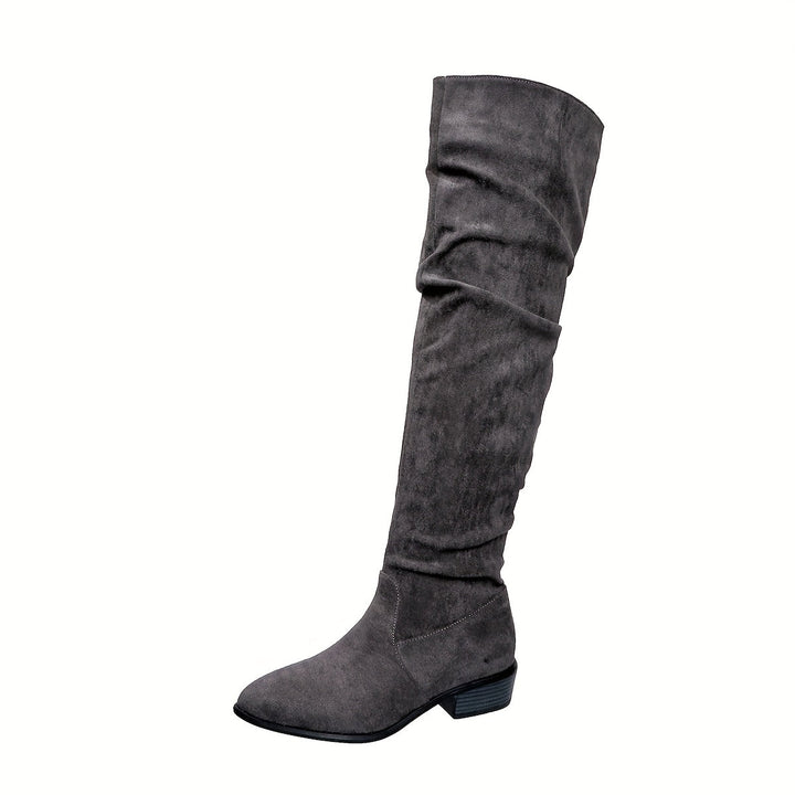 Natalia | Chic Slouchy Over The Knee High Boots