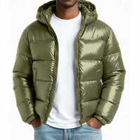 David | Classic and Durable Men's Hooded Puffer Jacket
