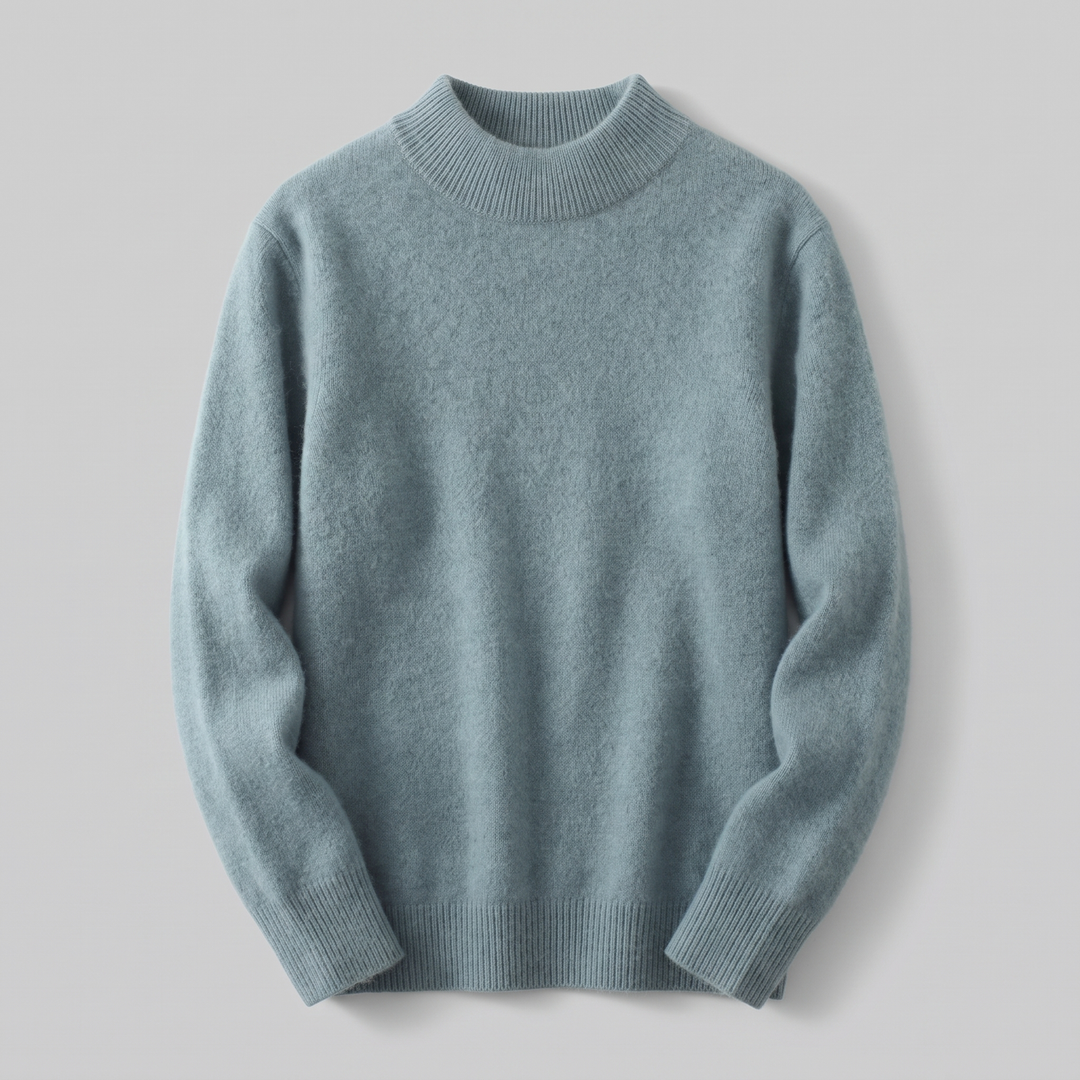 Aria | Cashmere Sweater – Soft Mock Neck Style for Women