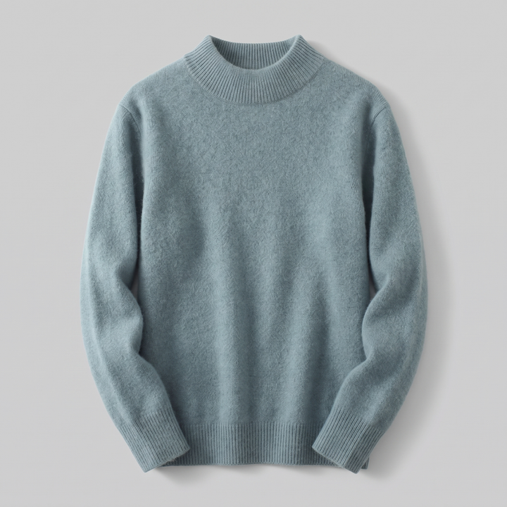 Aria | Cashmere Sweater – Soft Mock Neck Style for Women