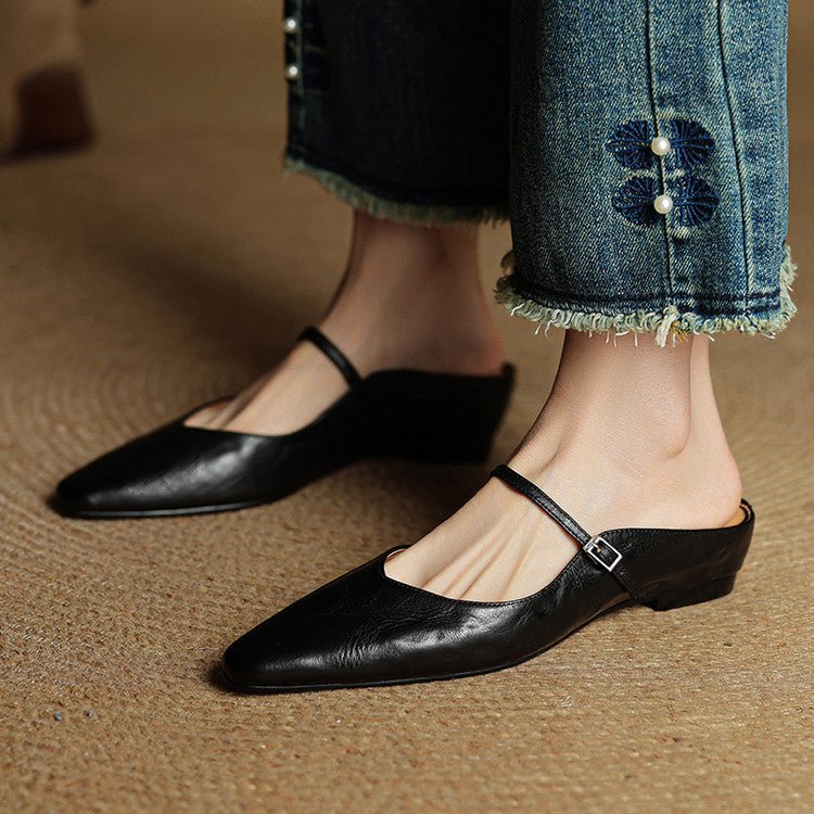 Sarah | Elegant And Pointed Toe Mules