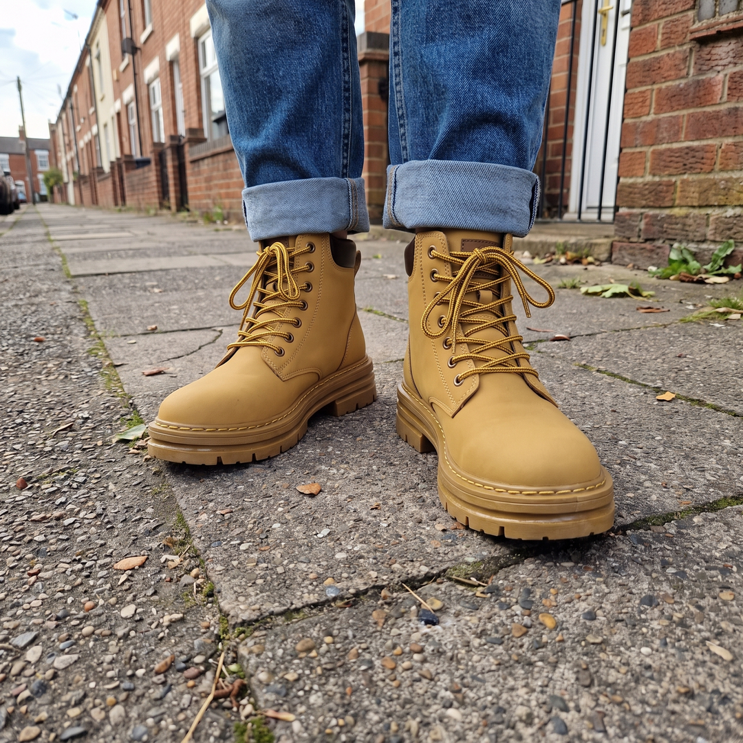 Sloane | Leather Ankle Boots – Rugged Style for Everyday Comfort