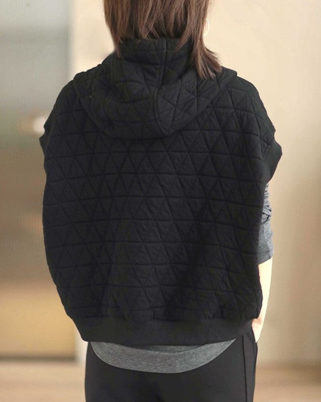 Christine | Sporty Hooded Insulated Winter Vest