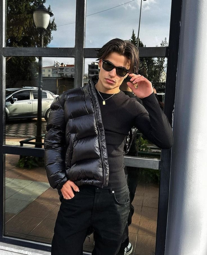 Drune | Puffer Jacket – Modern Hooded Design for Men
