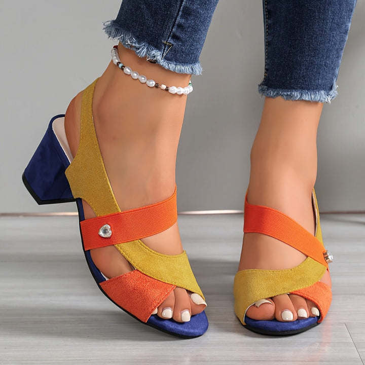 Kimberly | Orthopedic Comfort Block Heels – Elegant Supportive Style for Women