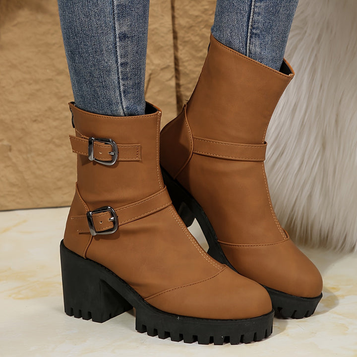 Isabella | Chic And Modern Ankle Boots With Block Heel