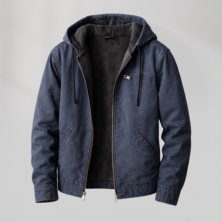 Corvin | Lined Jacket – Durable Cotton-Canvas for Men