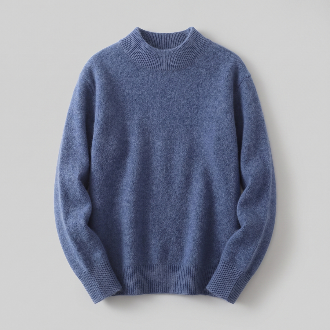 Aria | Cashmere Sweater – Soft Mock Neck Style for Women
