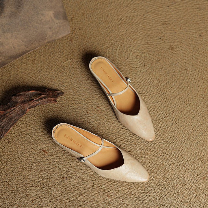 Sarah | Elegant And Pointed Toe Mules
