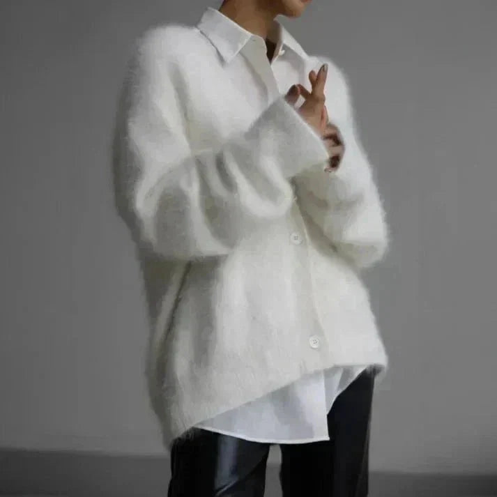 Hannah | Soft And Cozy V-Neck Knit Cardigan