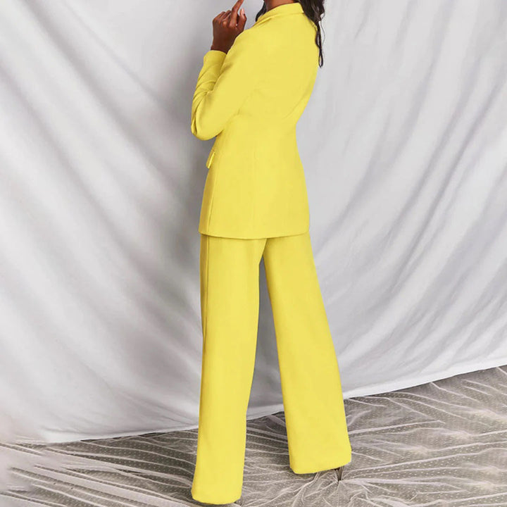 Celeste | Completo moderno a due pezzi con blazer e pantaloni
