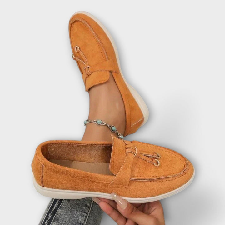 Isabella | Anmutige und schicke flache Leder-Loafer