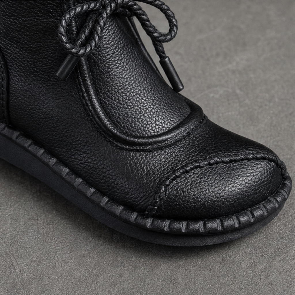 Vintara | Lace-Up Ankle Boots – Vintage Style for Women