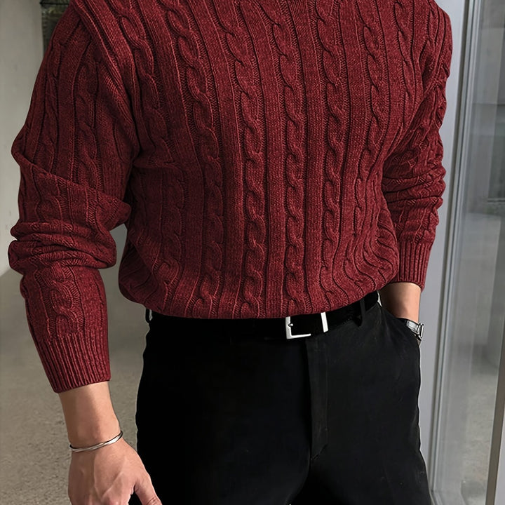 Jonas | Cable Knit Sweater – Everyday Comfort for Men