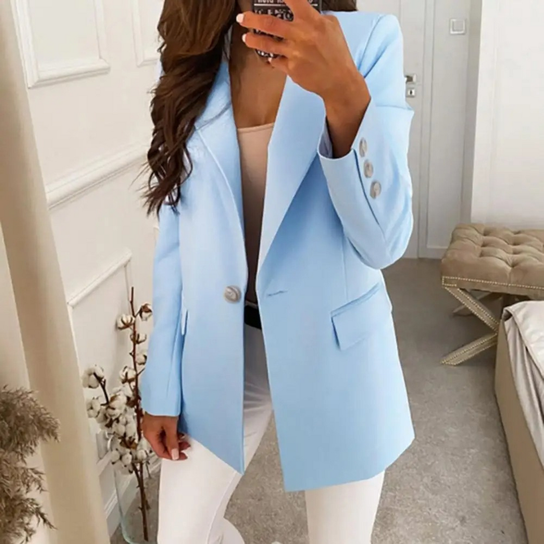 Annalise | Sleek Contoured Single-Button Blazer