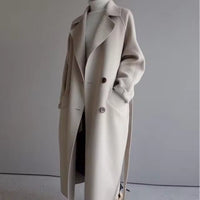Marcelline | Refined Longline Wool Coat for Cooler Days