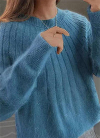 Elena | Luxurious Pure Cashmere Long-Sleeve Sweater