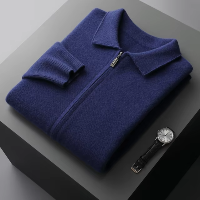 Lucas | Premium And Versatile Knit Full-Zip Cardigan