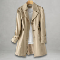 Claire | Elegant Tailored Trench Coat For Women