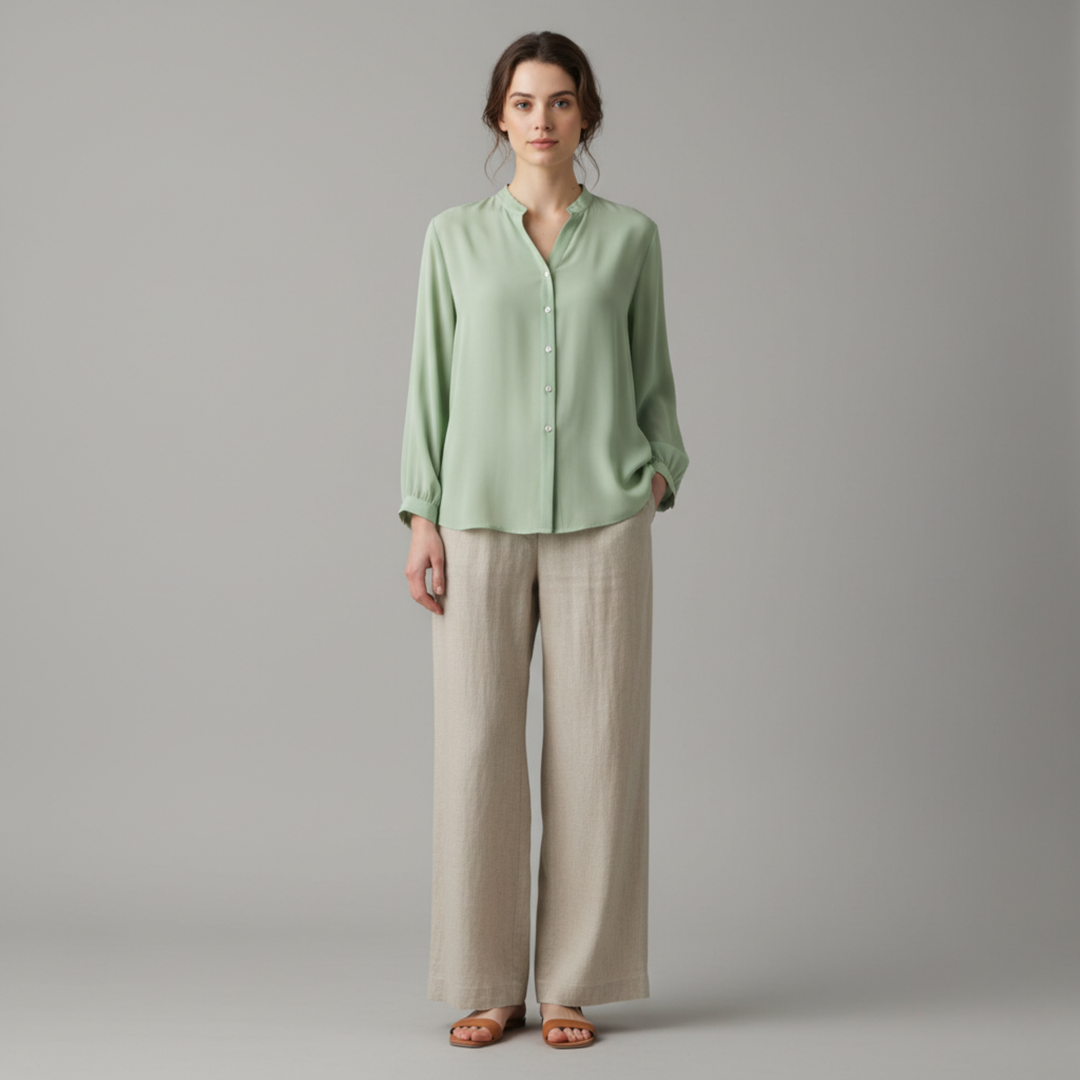 Mary | Elegant Classic Summer Blouse