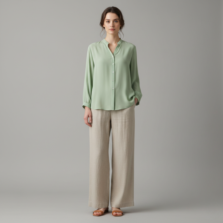 Mary | Elegant Classic Summer Blouse