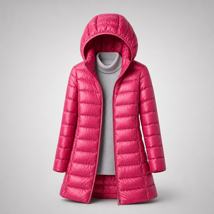 Feathra | Ultralight Down Jacket – Warm Lightweight Style for Women