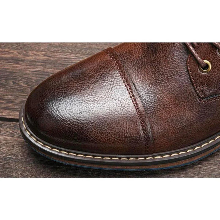 Alexander | Elegant And Sophisticated Oxford Leather Men Boots