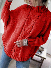 Mila | Soft And Stylish High-Neck Knit Sweater