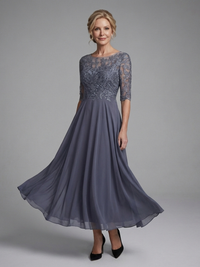 Celeste | Graceful and Refined Lace Midi Dress