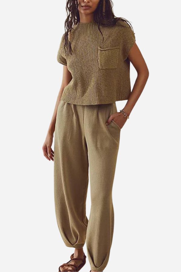 Seraphina | Chic And Effortless Knitted Two Piece Set