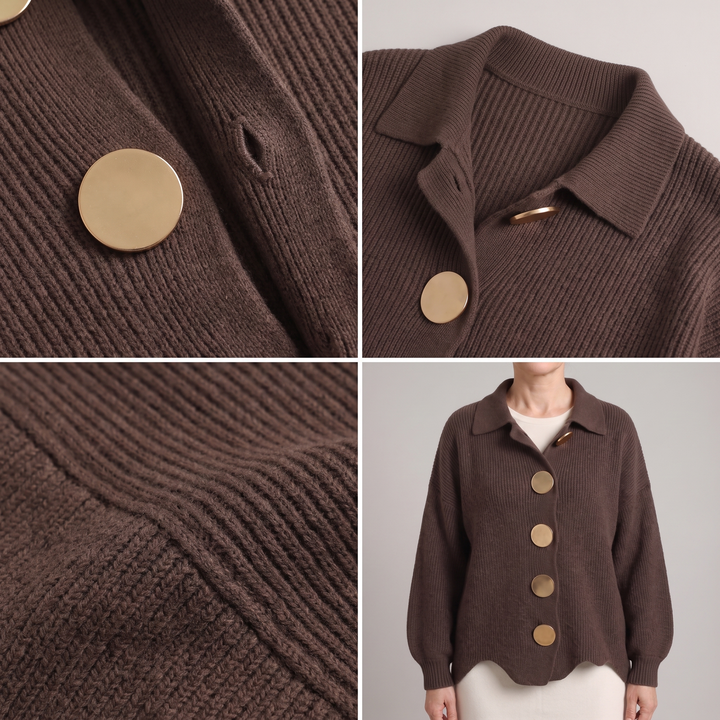 Layered | Knit Cardigan – Textured Style for Everyday Elegance