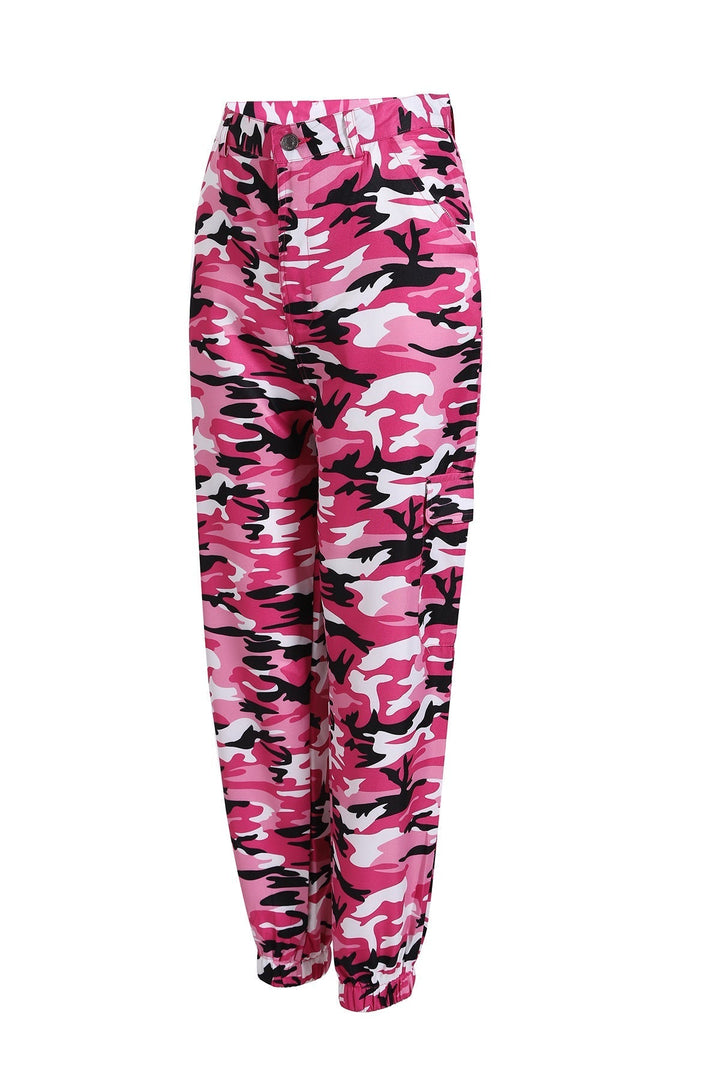 Maya | Edgy And Stylish Camouflage Cargo Pants