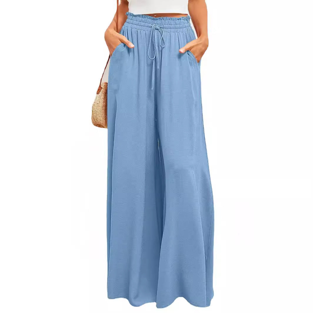 Olivia | Elegant And Breezy Summer Wide Leg Palazzo Pants