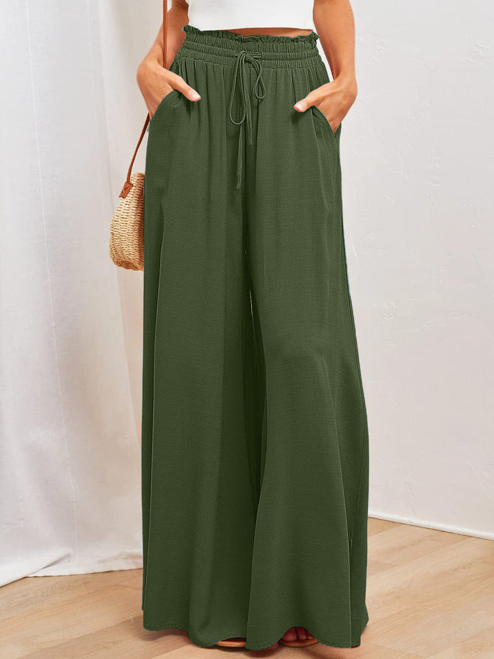 Olivia | Elegant And Breezy Summer Wide Leg Palazzo Pants