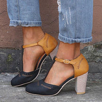 Audrey | Classic and Supportive Block Heel Mary Jane Shoes