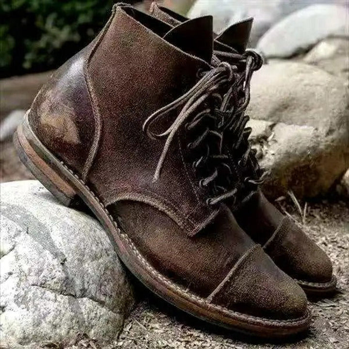 Samuel | Elegant And Fashionable Cap-Toe Men Boots