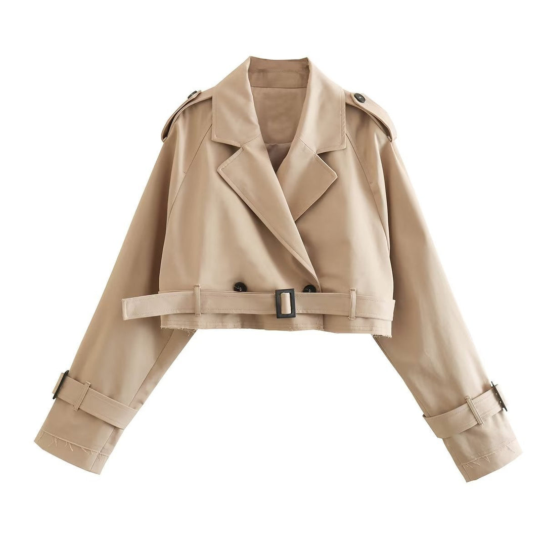 Keira | Trendy And Chic Tailored Short Trench Coat