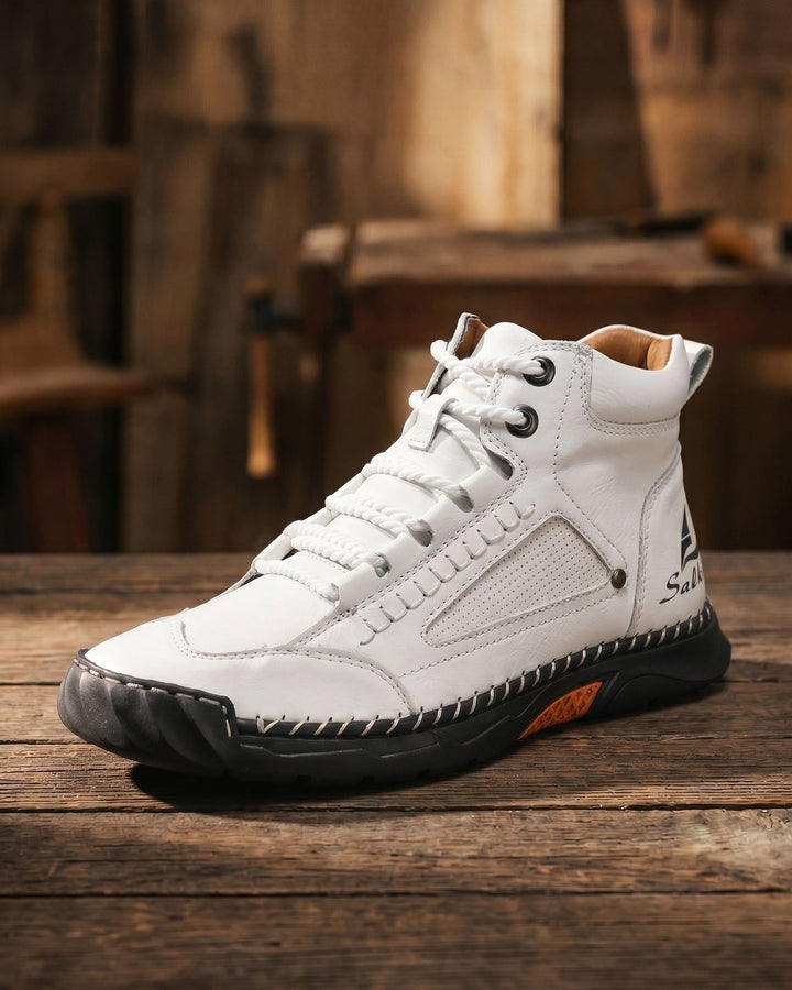 Marlowe | Heritage Boots – Structured Faux Leather for Men
