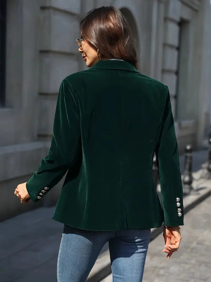 Camilla | Luxurious Plush Velvet Evening Blazer