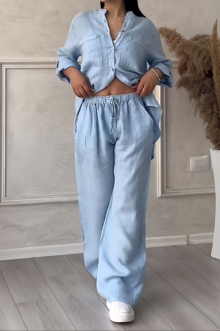 Grace | Elegant And Breezy Linen Two Piece Set