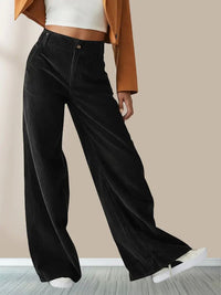 Elizabeth | Relaxed Wide-Leg Corduroy Pants for Women