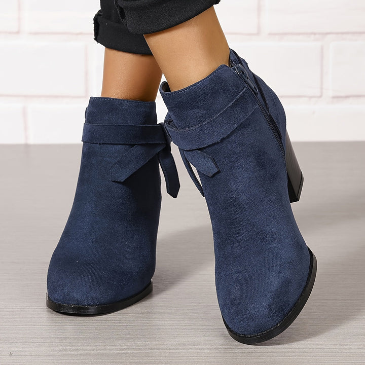 Jessica | Elegant And Stylish Ankle Boots With Block Heel